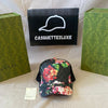 Casquette2luxe™ - G fleurs noire - casquette2luxe