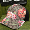 Casquette2luxe™ - G fleurs rose - casquette2luxe