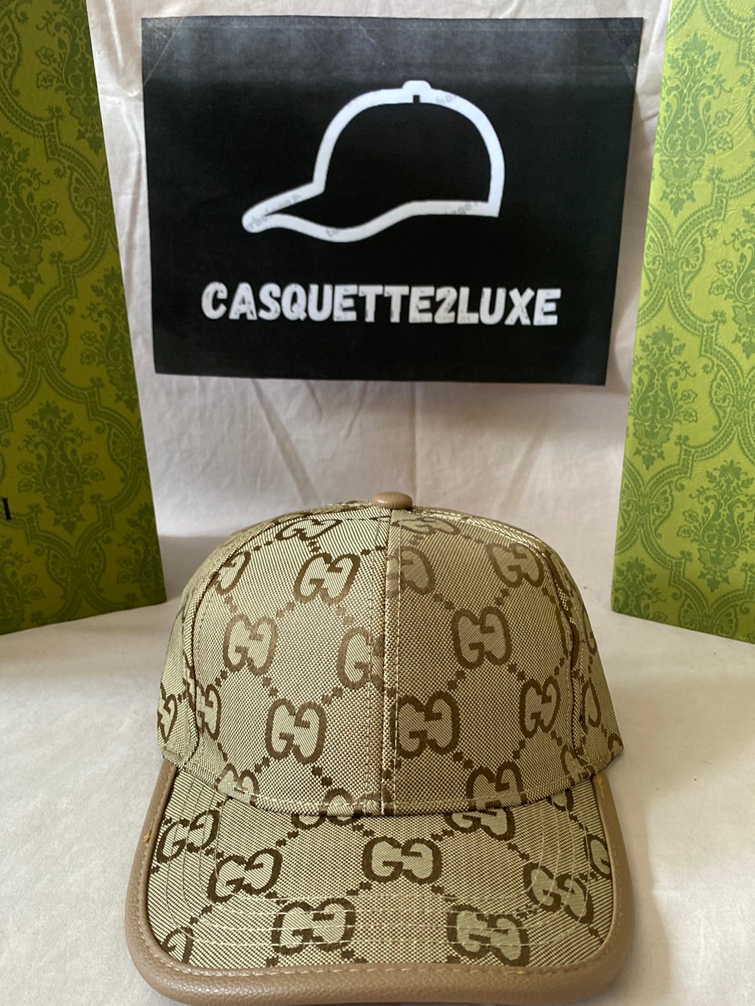 Casquette2luxe™- G jumbo marron